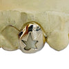 14K Gold Custom Cap Grillz Single Star Cutout Open Face One Tooth