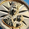 14k Gold Plated 925 Silver CZ Pendant Mary Baby Jesus Madre La Virgen Niño Dios