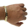 14K Gold Plated Miami Cuban Link Bracelet 10mm 9" Inch