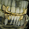 14K Gold Plated Notched Curved Grillz Set