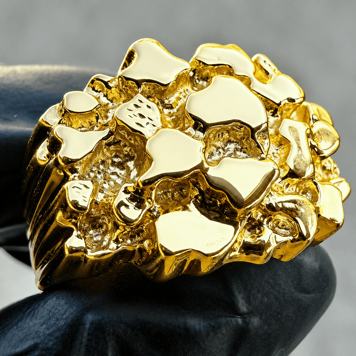 Gold Nugget Ring: Buy 14K Gold Plated and Save Money