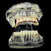 14K Rose Gold Plated 4 Open Top Vampire Teeth Fang Grillz