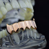 14K Rose Gold  Plated Bottom Vampire Fangs Teeth Grillz