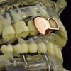 14K Rose Gold Plated Double Right Top Vampire Fang Teeth