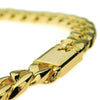 18k Gold Plated 16" x 13MM Plain Cuban Link Necklace