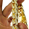 18K Gold Plated Bracelet 18mm x 8.5"