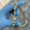 18k Gold Plated Figaro Link Chain Necklace 12MM Thick 30" Inch