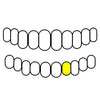 23 925 Sterling Silver Single Cap Claw Marks Laser Engraved Single Cap Grillz (Choose Tooth)