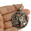 Baphomet Necklace 28" Pentagram Chain