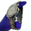 Black & Gold Finish Micro Pave Big Face Watch