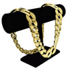 Huge Gold Finish Flat Cuban Link Chain 30" x 25MM Thick