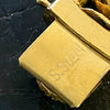 Men's 24K Gold Plated Over 316L Stainless Steel Cuban Bracelet 8.5" 20MM