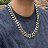 Men's 316L Stainless Steel Miami Cuban Heavy Necklace 20MM 24"