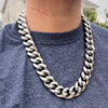 Men's 316L Stainless Steel Miami Cuban Heavy Necklace 22MM 24"