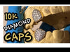 Real Diamonds 10K Gold Single Cap Custom Grillz (Choose Any Tooth)