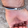 Stainless Steel Franco Chain Bracelet 9"
