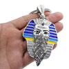 Thug Pharaoh 36" Silver Franco Chain Necklace