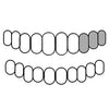 TOP LEFT (#11 #12 #13) / 10K WHITE GOLD Real Solid 10K Gold Custom Grillz Three Side Teeth Grills