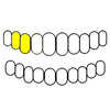TOP RIGHT (#5 #6) Real 10K Gold Double Caps Side Canine Custom Grillz