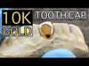 Real 10K Solid Gold Single Cap Custom Grillz (Choose Any Tooth)