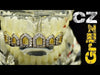 14K Gold Plated Iced CZ Six Open Face Top Teeth Grillz