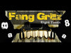 14K Gold Plated Eight Bottom Teeth Vampire Fangs Grillz