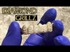 10K Gold Natural Diamonds w/ Diamond Cuts Custom Grillz