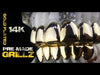 14K Gold Plated Deeper-Cut Teeth Grillz Set
