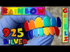 925 Sterling Silver Top Teeth Enamel Rainbow Mulit-Color Grillz