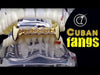 14K Gold Plated Cuban Iced CZ Bottom Vampire Fangs Grillz