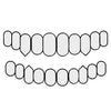 10 Top & 10 Bottom 925 Silver Diamond Dust Diamond Cuts Vampire Fangs Custom Grillz