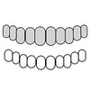 10 Top 925 Sterling Silver Grillz Plain Gap Bars Open Teeth Custom Fitted Grills