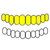 10 Top Real 10K Gold Vampire Teeth Fangs Custom Grillz