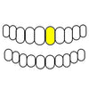 10K Gold Cap Diamond-Dust Diamond Cut Single Custom Grillz (Choose Tooth)