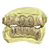 10K Gold Polynesian Laser Engraved Custom Grillz