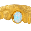 10K Gold w/ Opal Gem Single Cap Custom Grillz (Choose Any Tooth)