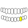 10K Lower Left Hand 10K Gold or 14K Gold Vampire Fang Canine Teeth Custom Grillz