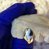 10K or 14K Gold Single K9 Vampire Fang Single Tooth Custom Grillz