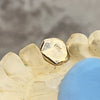 14K Gold Broken Heart Engraved Single Cap Custom Grillz (Choose Tooth)