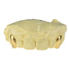 14K Gold or 18K Gold Single Caps w/Back Bar Custom Teeth Grillz Set