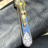 14k Gold Plated 2-Tone 925 Sterling Silver Cross Crucifix Pendant Iced CZ