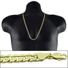 14K Gold Plated 30" x 6MM Cuban Curb Chain Necklace