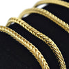 14k Gold Plated 36" Franco Chain Necklace