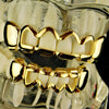 14k Gold Plated 4 Full Open Face Grillz Set