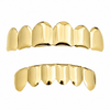 14k Gold Plated 6 Top and 6 Bottom Teeth Cartel Grillz Set