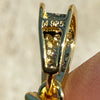 14k Gold Plated 925 Silver Moissanite VVS1 Jesus Crucifix Anchor Cross Pendant