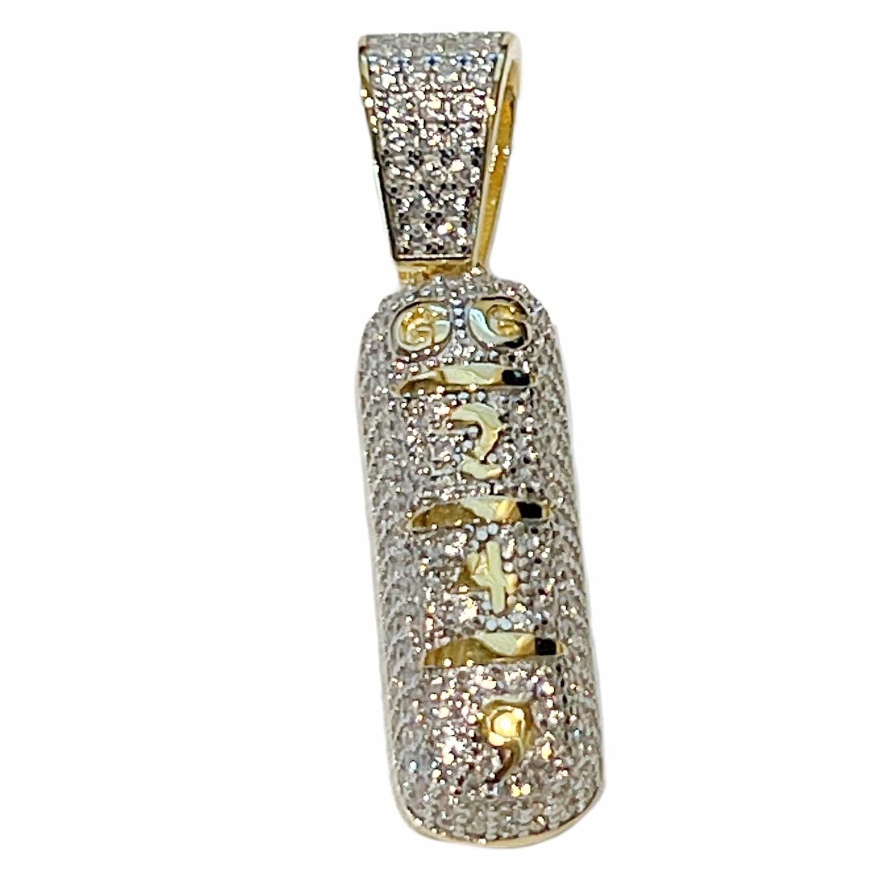 【受注生産品】 Plated Gold 14K 925 Pill Bar Z 249 GG Two-Tone Silver 管楽器・吹奏楽器