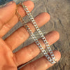 14K Gold Plated 925 Sterling Silver Diamond Cut Bracelet Two-Tone Chunky Miami Cuban 5mm Thick
