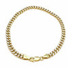 14K Gold Plated 925 Sterling Silver Diamond Cut Bracelet Two-Tone Chunky Miami Cuban 5mm Thick