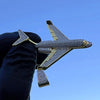 14k Gold Plated 925 Sterling Silver Jet Airplane Pendant CZ Iced Plane